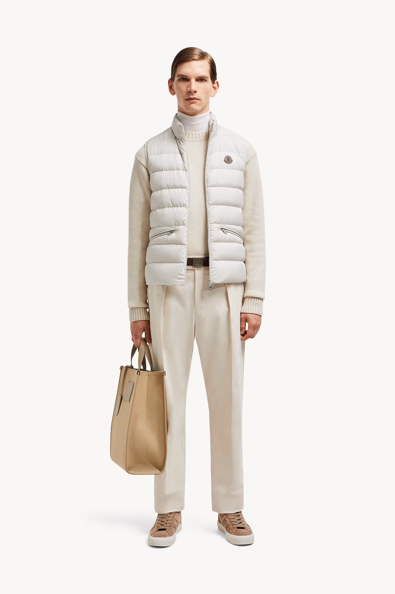 Treompan Down Vest Men Off White Moncler 0